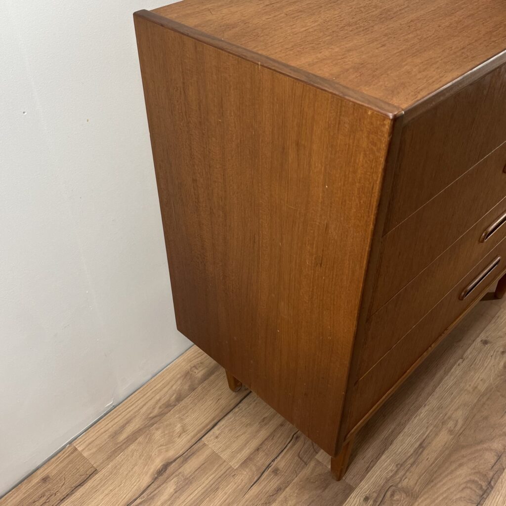 4-Lådig Teak Byrå - Danmark - Image 3