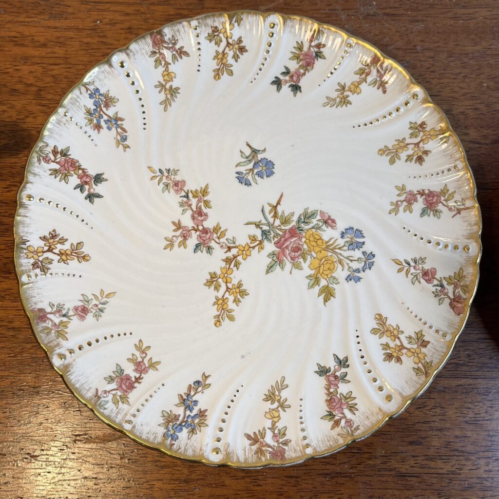 "Louis XV" Tekopp, fat och Assiett - Sarreguemines - Image 5