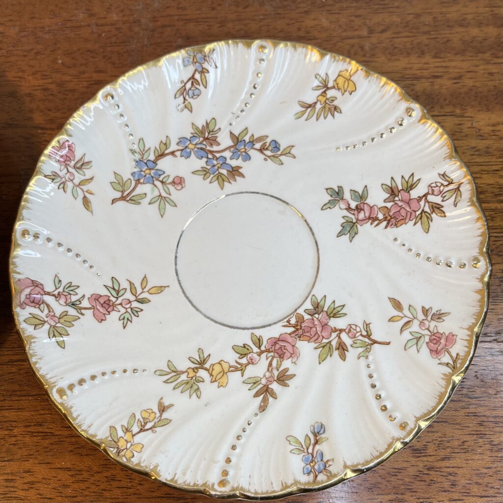 "Louis XV" Tekopp, fat och Assiett - Sarreguemines - Image 3