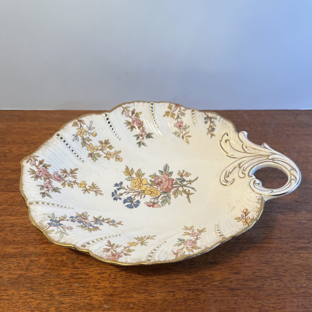 "Louis XV" Lövformat Kakfat - Sarreguemines - Image 3