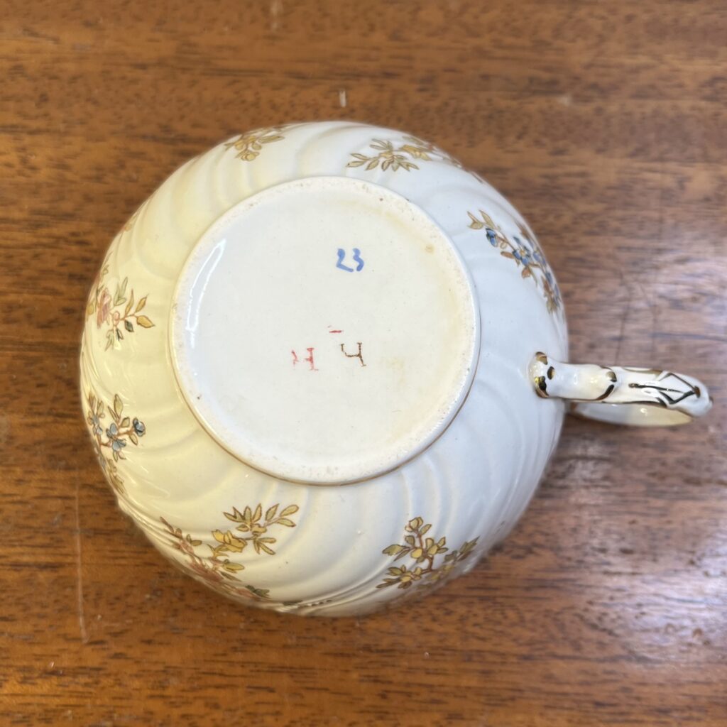 "Louis XV" Tekopp, fat och Assiett - Sarreguemines - Image 7