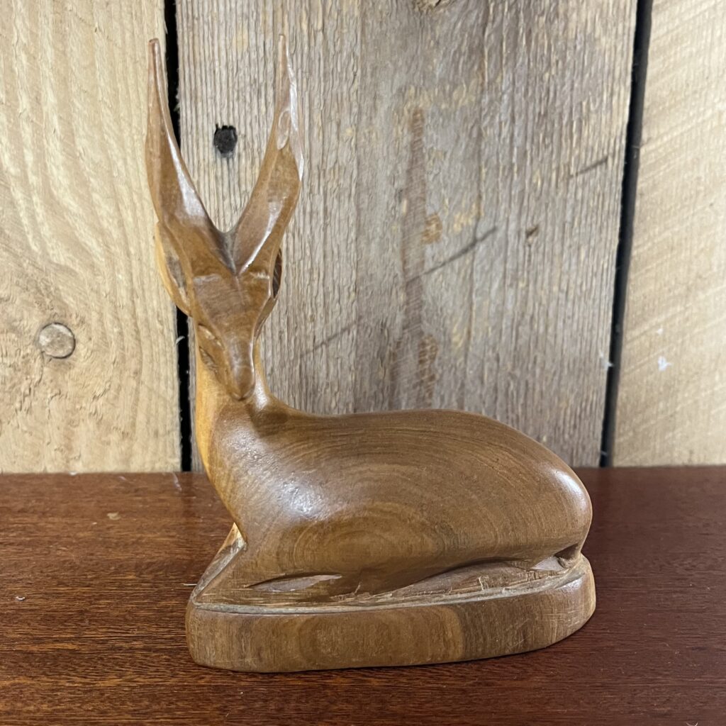 Antilope Figur i Teak