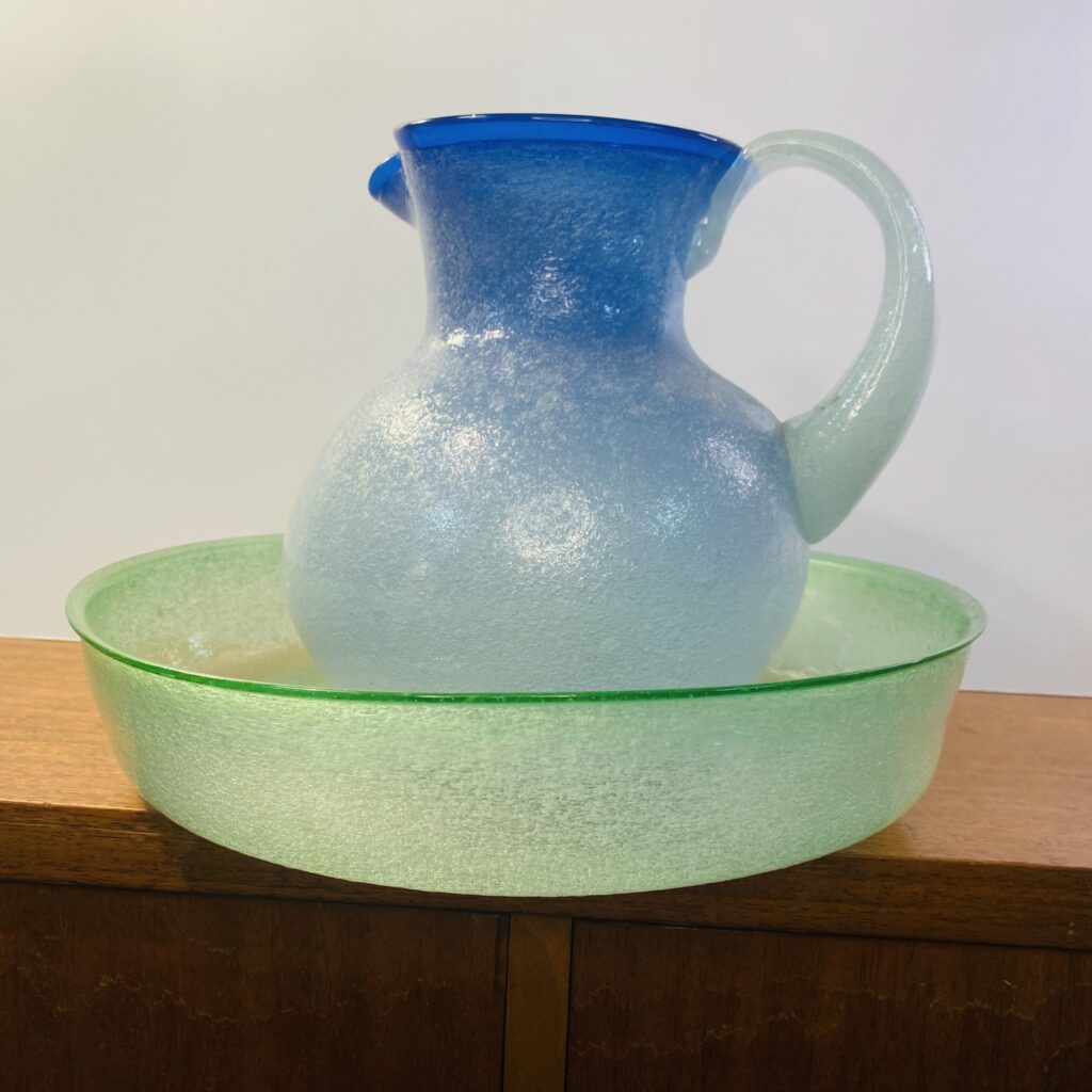 Glas Vattenkanna (Pitcher) & Skål
