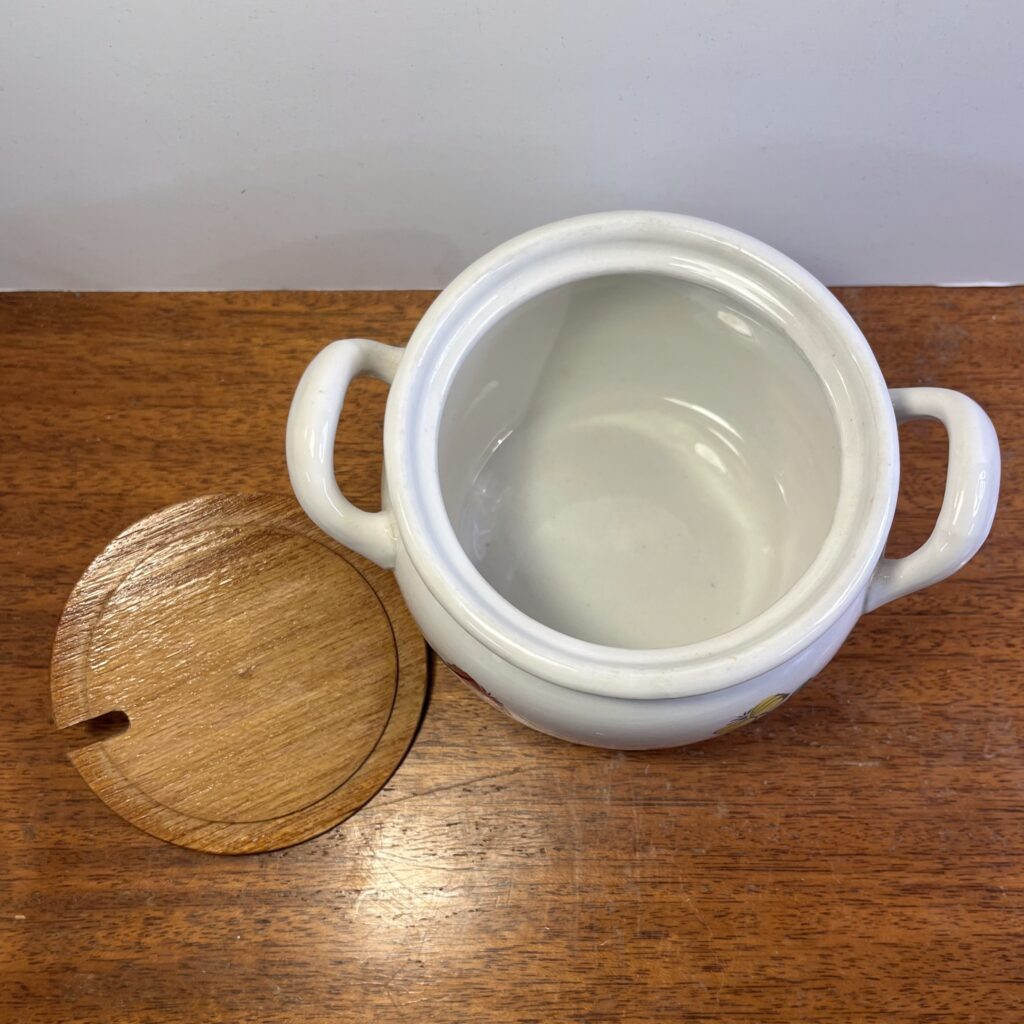 Smör Porslinsburk med Teak Lock - UE Gefle - Image 3