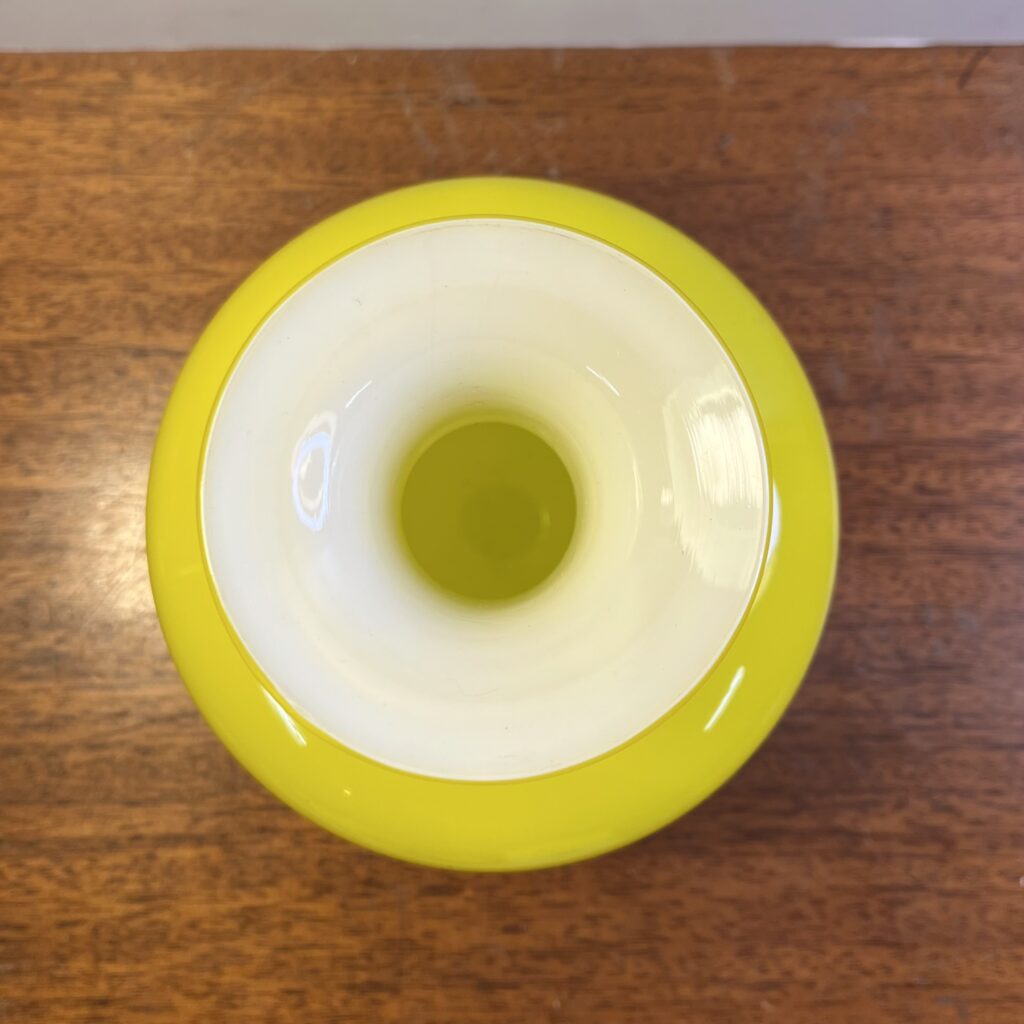 Härlig Gul Retro Vas i Glas - Image 2