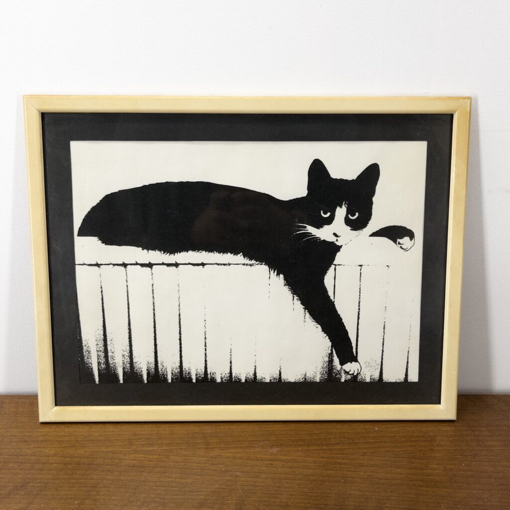 Katt Litografi 1/12 - Okänd Konstnär