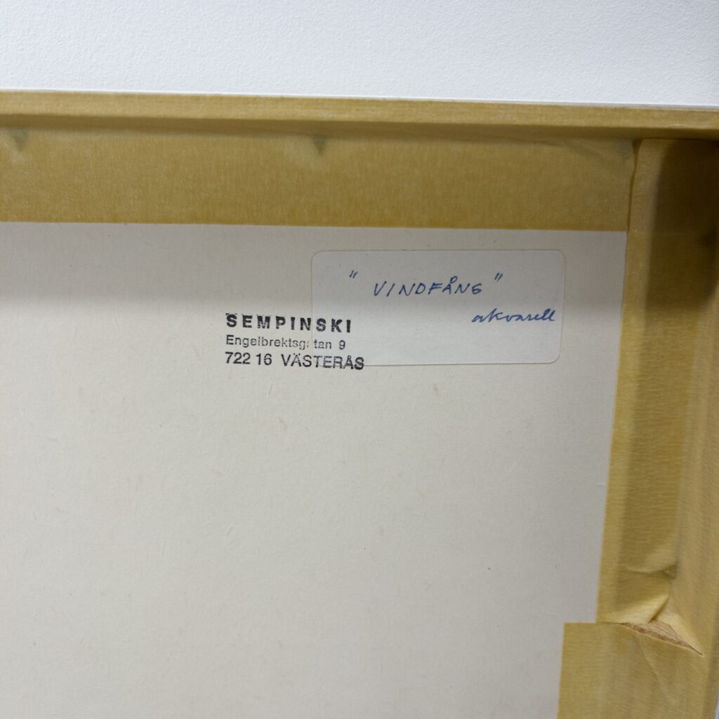 "Vindfång" Akvarell - Teddy Sempinski - Image 6