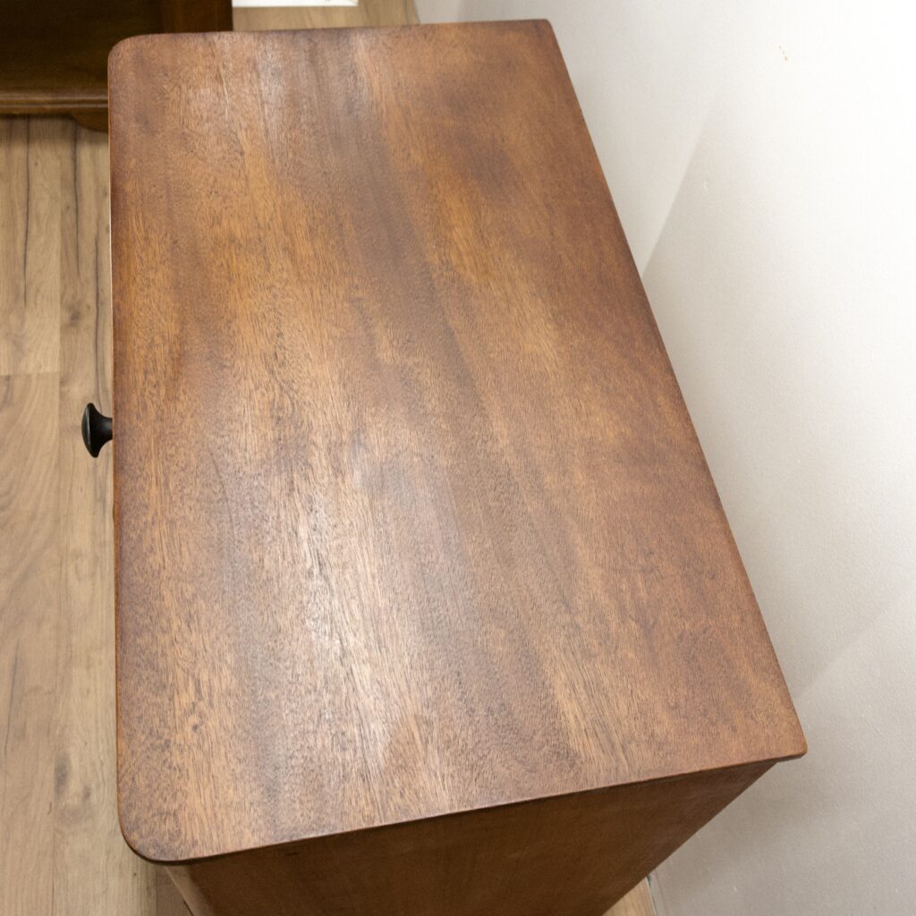 Tapetserad Teak Byrå - Image 2