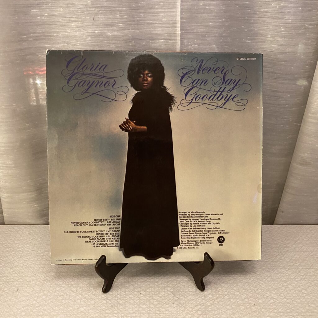 Gaynor, Gloria - Never Can Say Goodbye - Image 2
