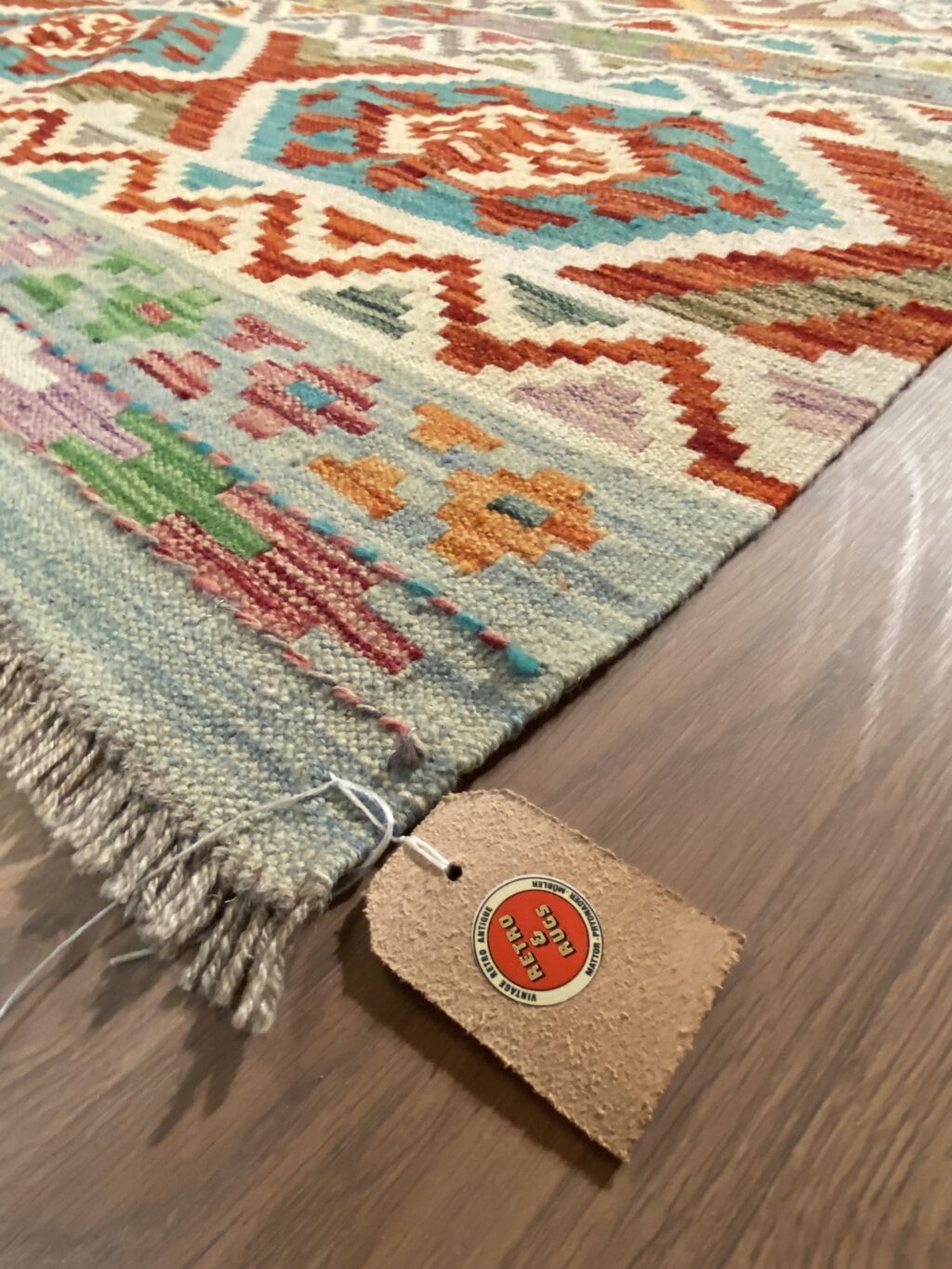 Handwoven Afghan Kelim - Image 3