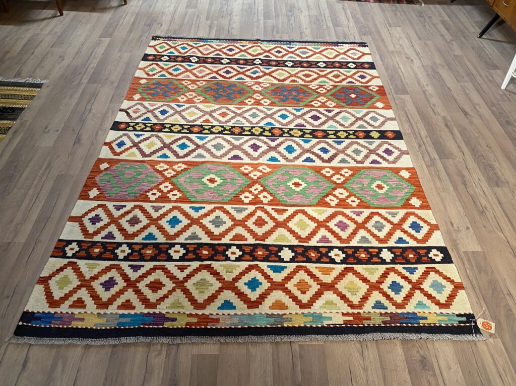 Handwoven Afghan Kelim