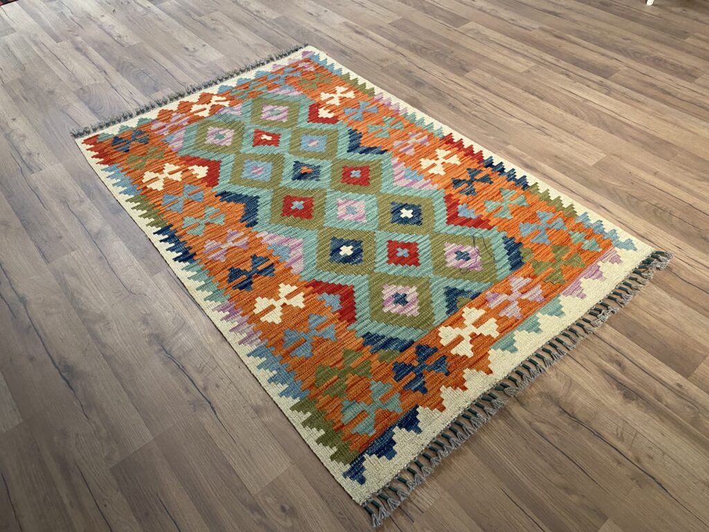 Handwoven Afghan Kelim - Image 2