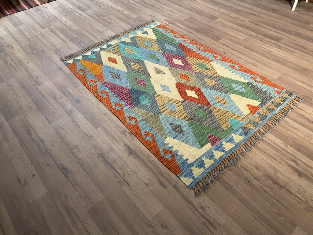 Handwoven Afghan Kelim - Image 2