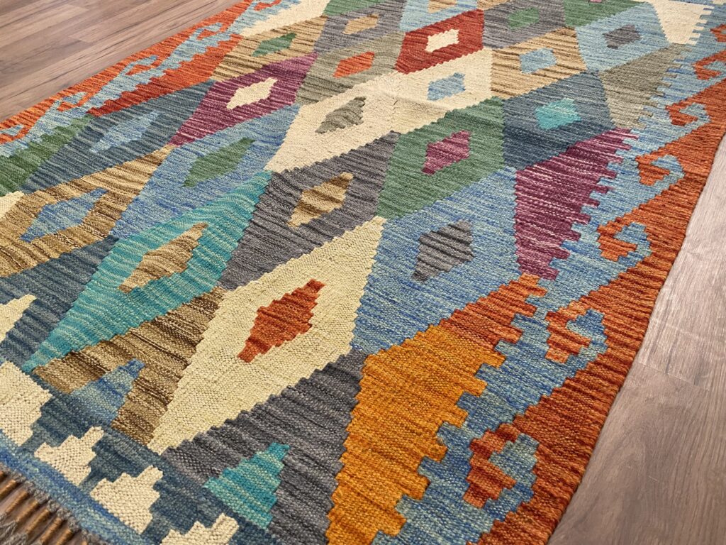 Handwoven Afghan Kelim - Image 3