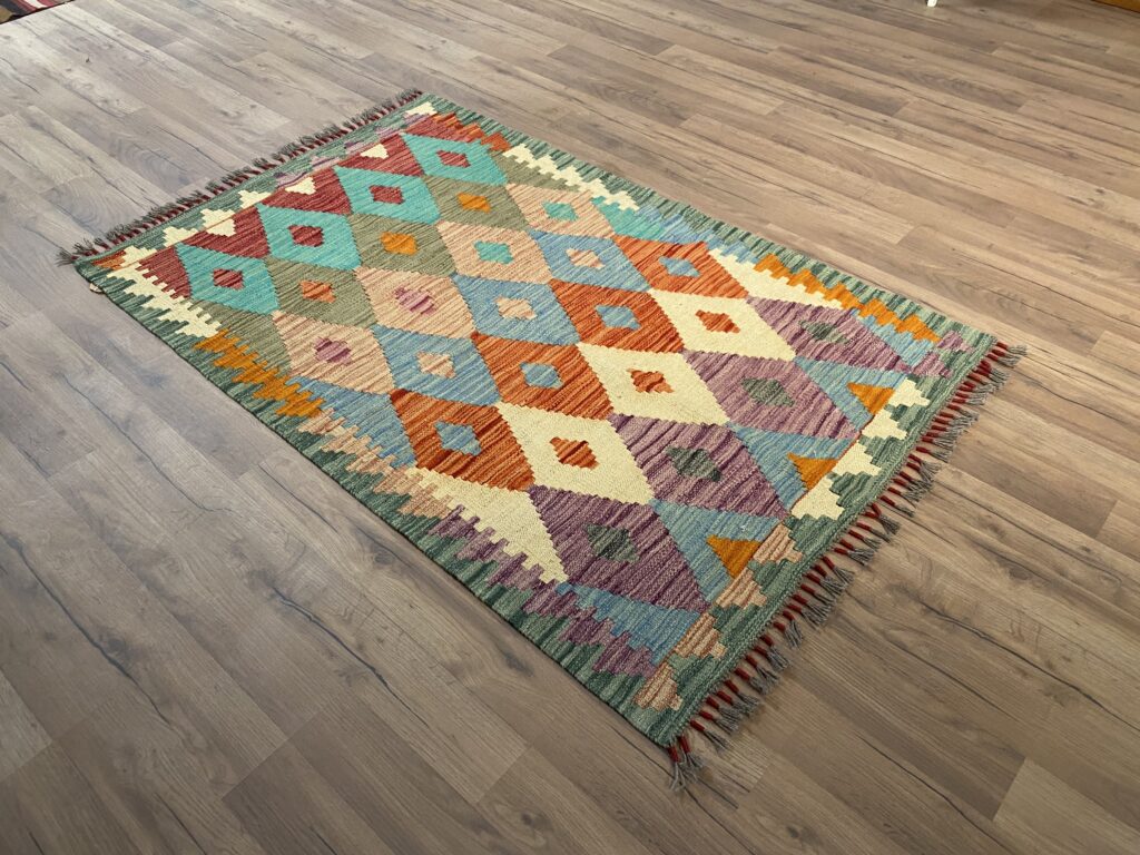 Handwoven Afghan Kelim - Image 2