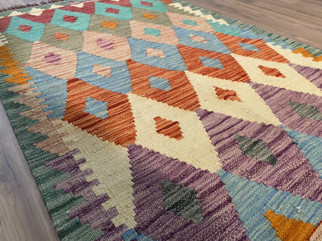 Handwoven Afghan Kelim - Image 3