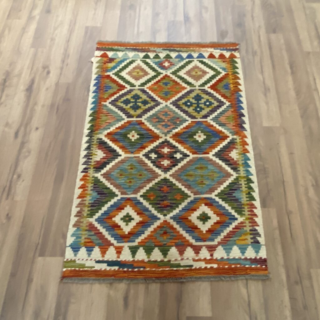 Handwoven Afghan Kelim Hallmatta