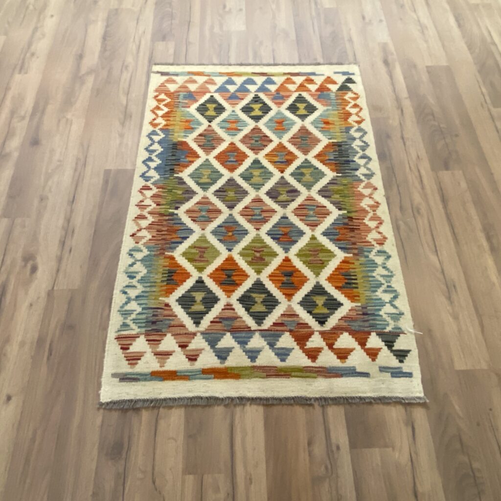 Handwoven Afghan Kelim Hallmatta