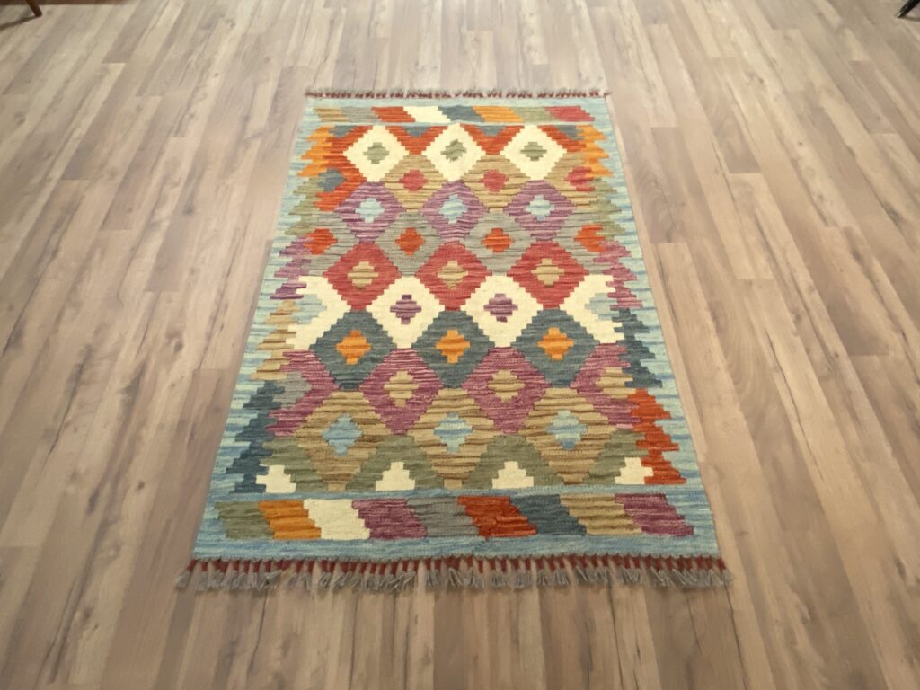 Handwoven Afghan Kelim Hallmatta