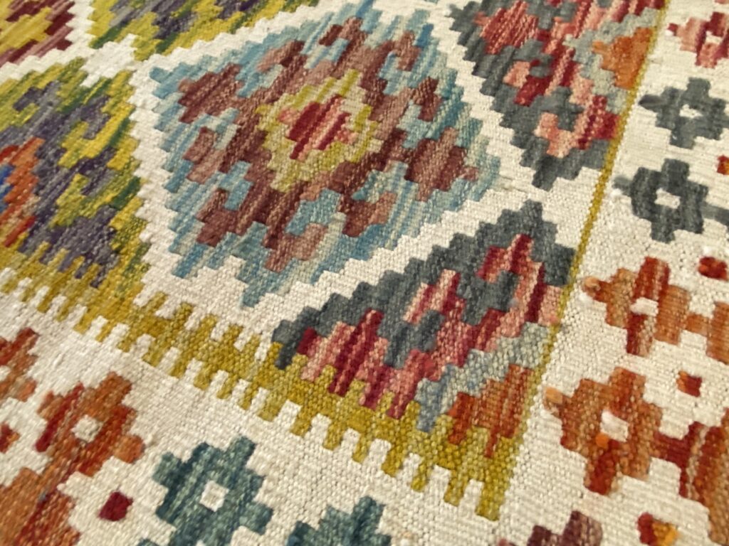 Handwoven Afghan Kelim Hallmatta - Image 3