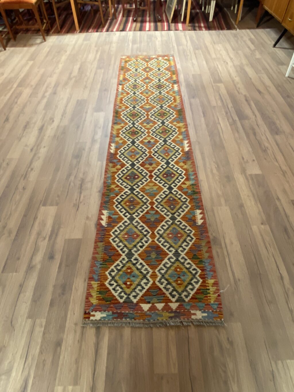 Handwoven Afghan Kelim Hallmatta