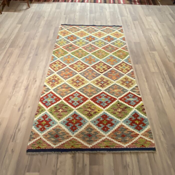 Handwoven Afghan Kelim Hallmatta