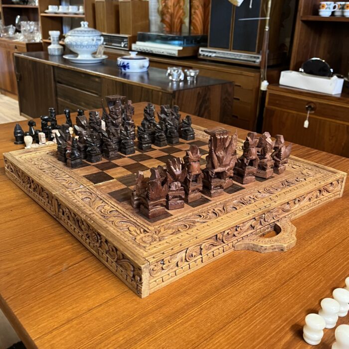 Schackset med 3 Uppsättningar av Spelpjäser